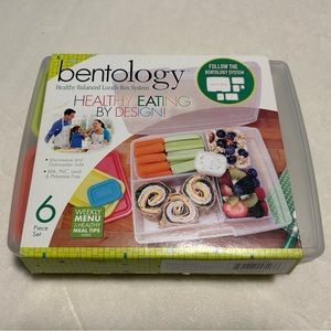 Bentology Bento Lunch Box Set 6 Containers On Go Meal Food Prep new resolution
